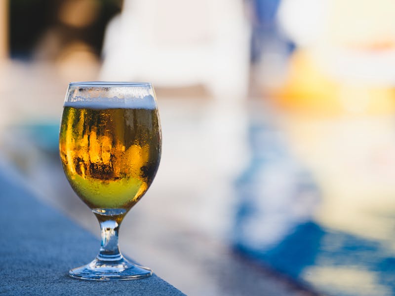 Ice cold craft root beer in a frosty mug
